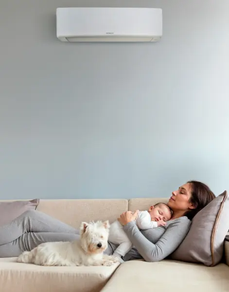 Hitachi split air conditioner on hire with digital remote control tracking