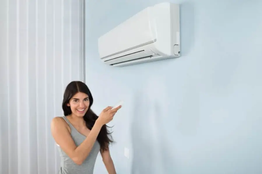 LG split AC on rent in Noida featuring energy saving rotary compressors